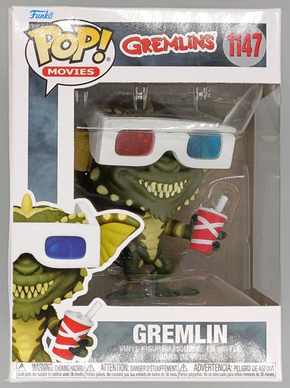 1147 Gremlin (w/ 3D Glasses) - Gremlins - Funko POP - Box Damaged