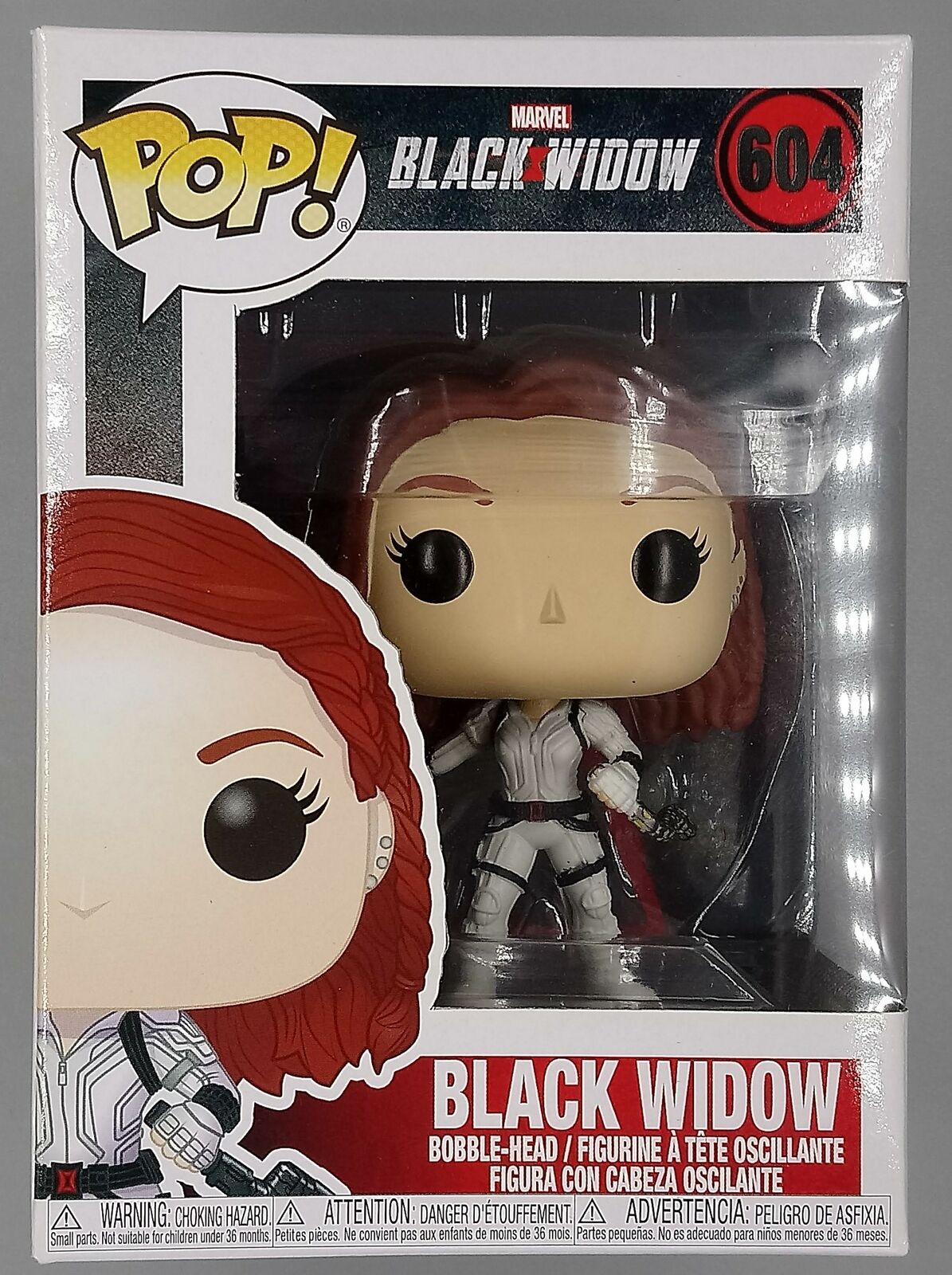 #604 Black Widow (White) - Marvel Black Widow Funko POP