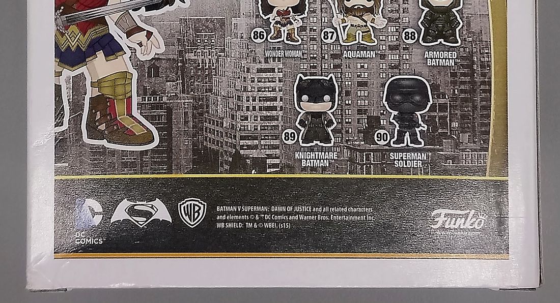#86 Wonder Woman - DC Batman vs Superman - Box Damaged Funko POP