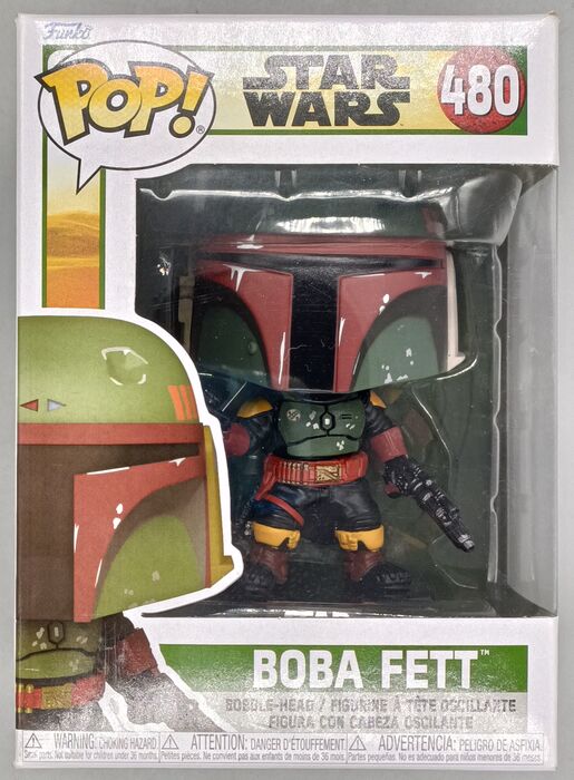#480 Boba Fett - Star Wars Book of Boba Fett - Box Damaged Funko POP