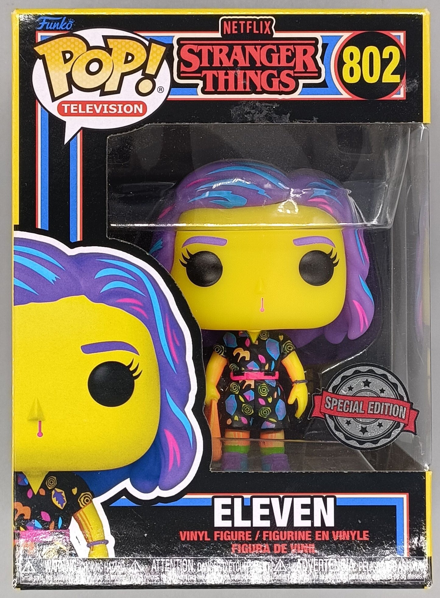 802 Eleven (Mall) Blacklight - Stranger Things - Box Damaged Funko POP