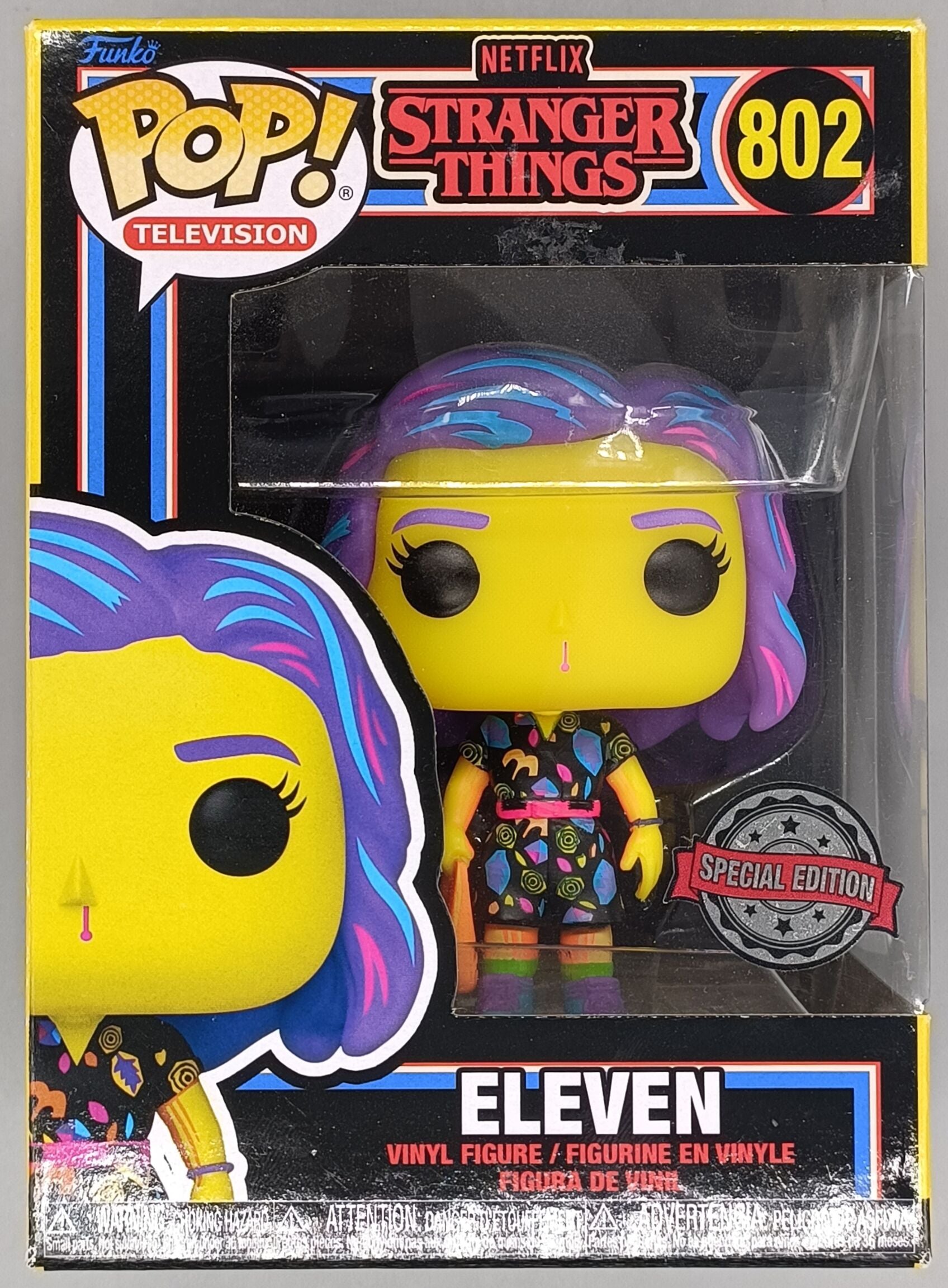 802 Eleven (Mall) Blacklight - Stranger Things - Box Damaged Funko POP