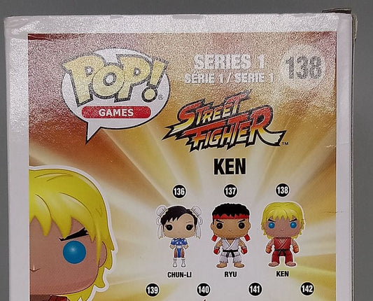 138 Ken - Street Fighter - Funko POP - Box Damaged