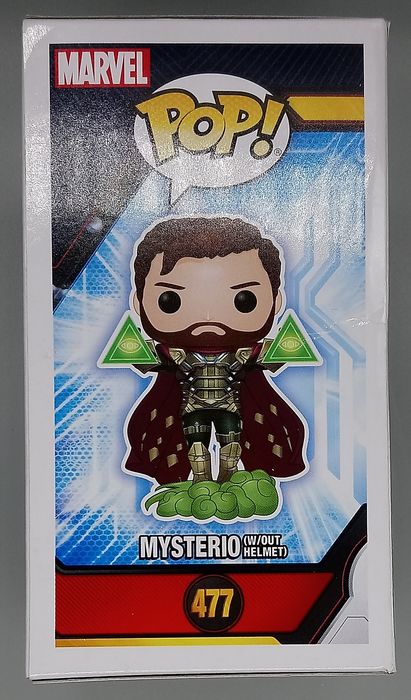 #477 Mysterio (w/out Helmet) Marvel Spider-Man Fa Box Damaged Funko POP