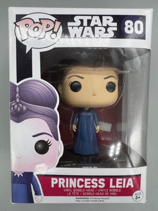 #80 Princess Leia - Star Wars - Box Damaged Funko POP