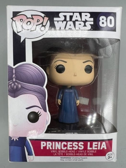 #80 Princess Leia - Star Wars - Box Damaged Funko POP