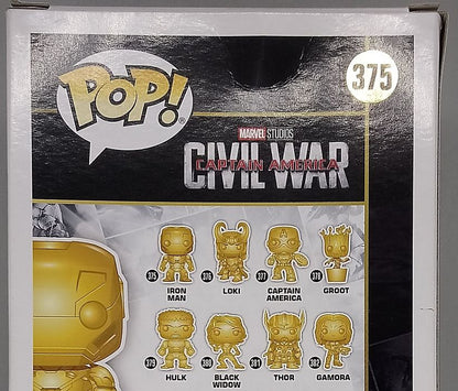 #375 Iron Man (Gold) - Chrome - Marvel Studios 10 Box Damaged Funko POP