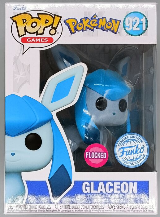921 Glaceon Flocked - Pokemon Funko POP