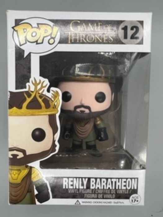 #12 Renly Baratheon - Game of Thrones - Box Damaged Funko POP