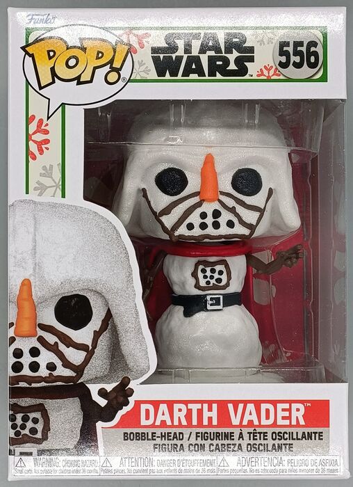 #556 Darth Vader (Snowman) Star Wars - Holidays - Brand New Funko POP in Protector